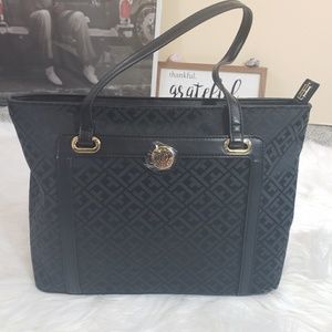 NWT Tommy Hilfiger Black Tote
